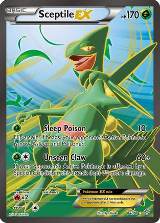 Sceptile-EX 84/98 - Ancient Origins Holofoil