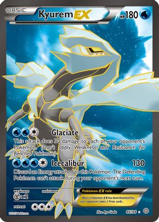 Kyurem EX (86 Full Art) 086/98 - XY  Ancient Origins Holofoil - Ultra Rare