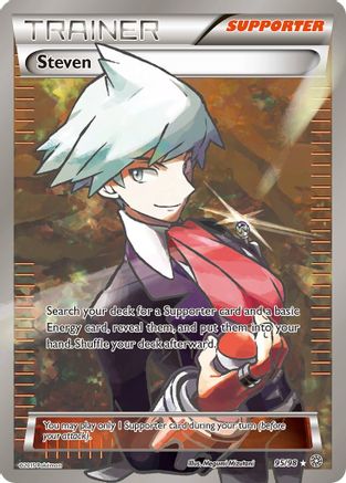 Steven (Full Art) 095/98 - XY  Ancient Origins Holofoil - Ultra Rare