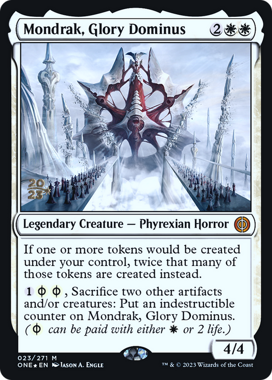 Mondrak, Glory Dominus (PONE-23S) - Phyrexia: All Will Be One Promos Foil