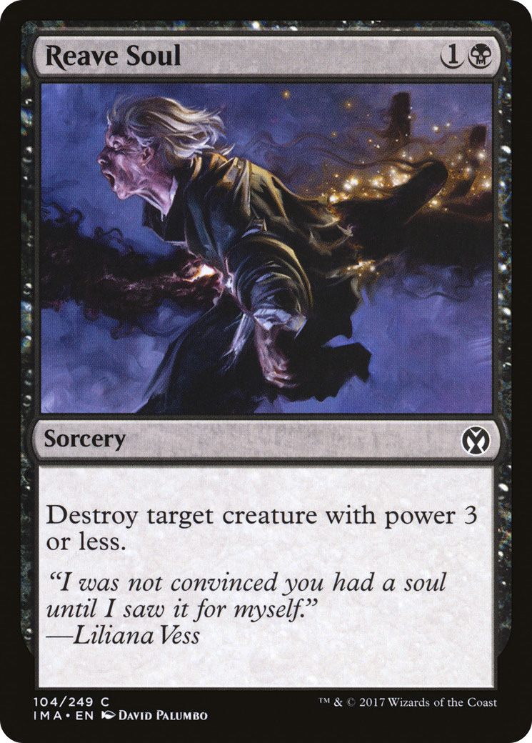 Reave Soul (IMA-104) - Iconic Masters Foil