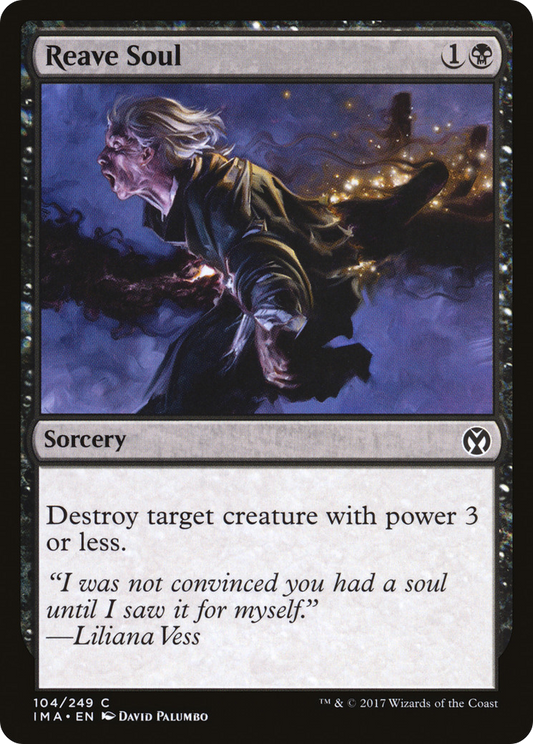 Reave Soul (IMA-104) - Iconic Masters Foil