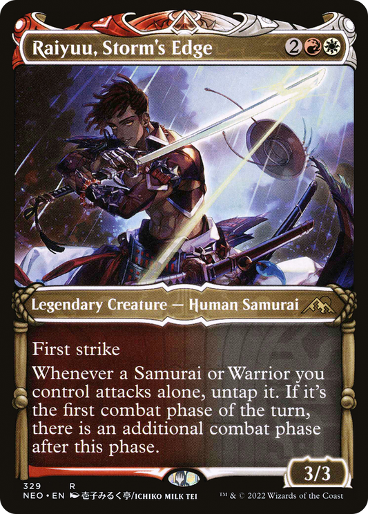 Raiyuu, Storm's Edge (Showcase) (NEO-329) - Kamigawa: Neon Dynasty: (Showcase) Foil