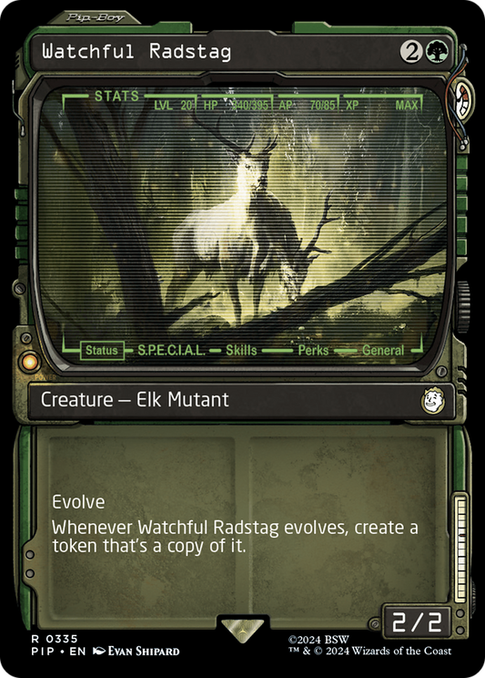 Watchful Radstag (PIP-335) - Fallout: (Showcase) Foil