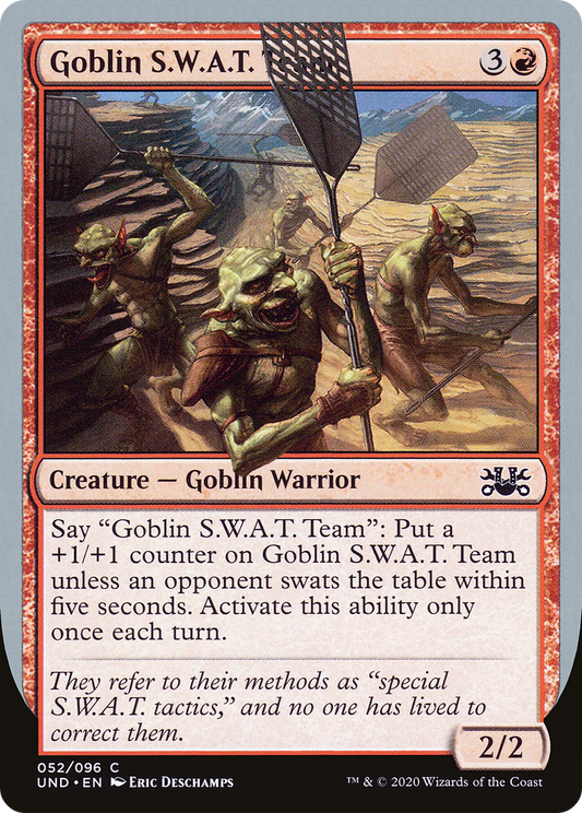 Goblin S.W.A.T. Team (UND-052) - Unsanctioned