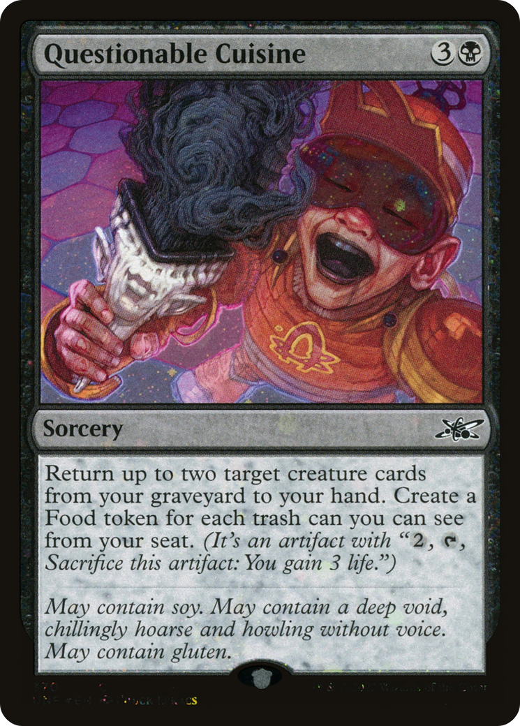 Questionable Cuisine (UNF-370) - Unfinity Foil