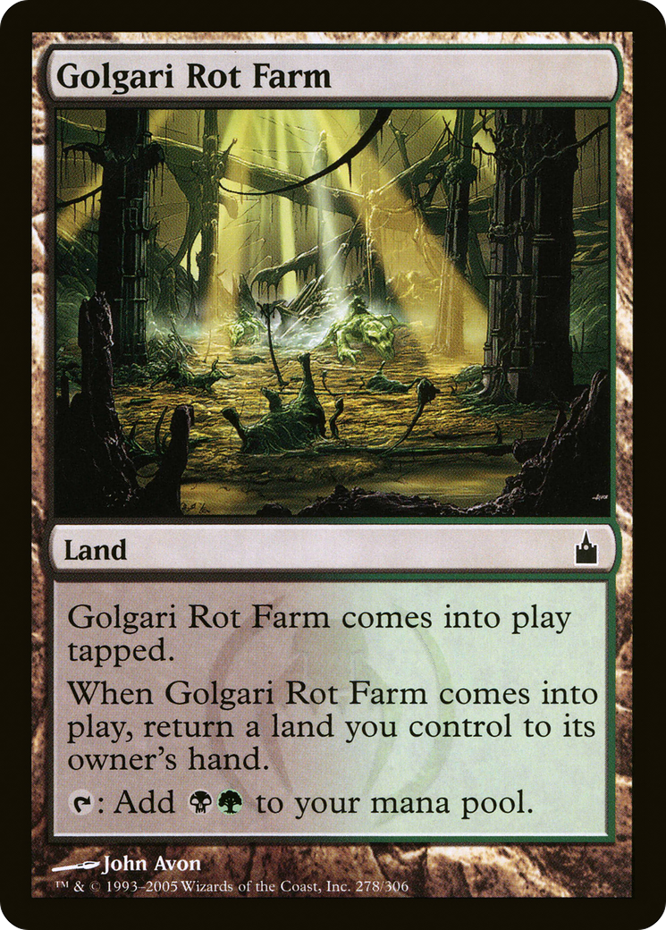 Golgari Rot Farm (RAV-278) - Ravnica: City of Guilds Foil