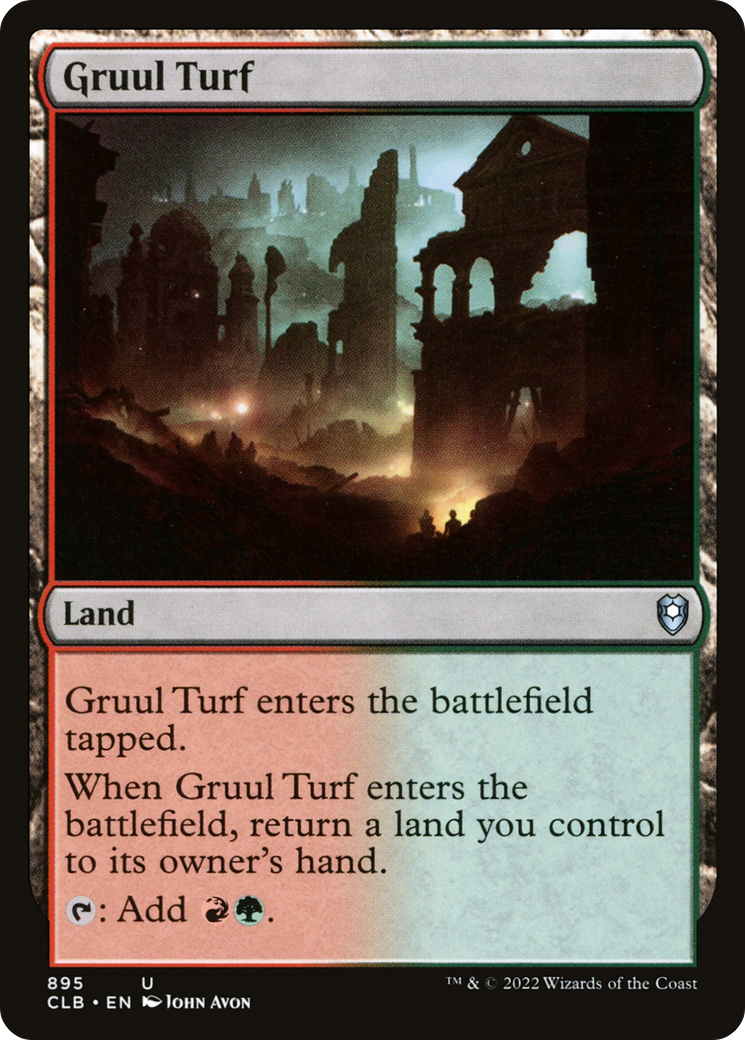 Gruul Turf (CLB-895) - Commander Legends: Battle for Baldur's Gate