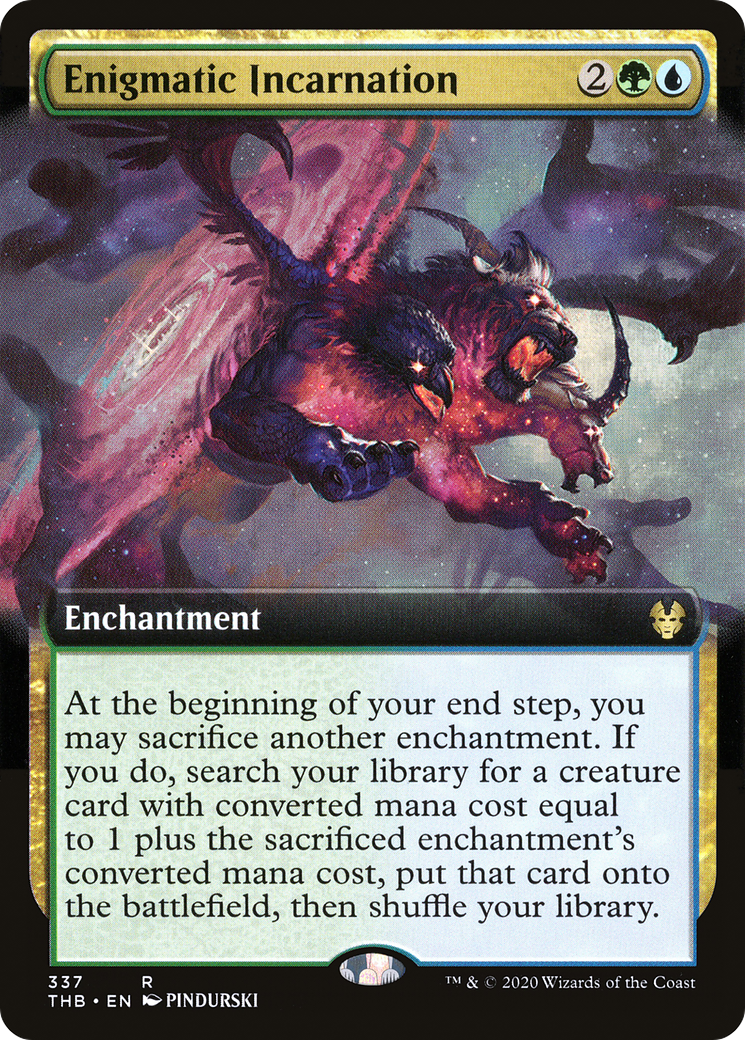 Enigmatic Incarnation (THB-337) - Theros Beyond Death: (Extended Art) Foil