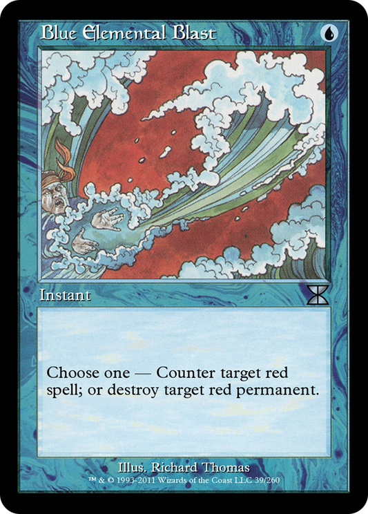 Blue Elemental Blast (ME4-039) - Masters Edition IV Foil