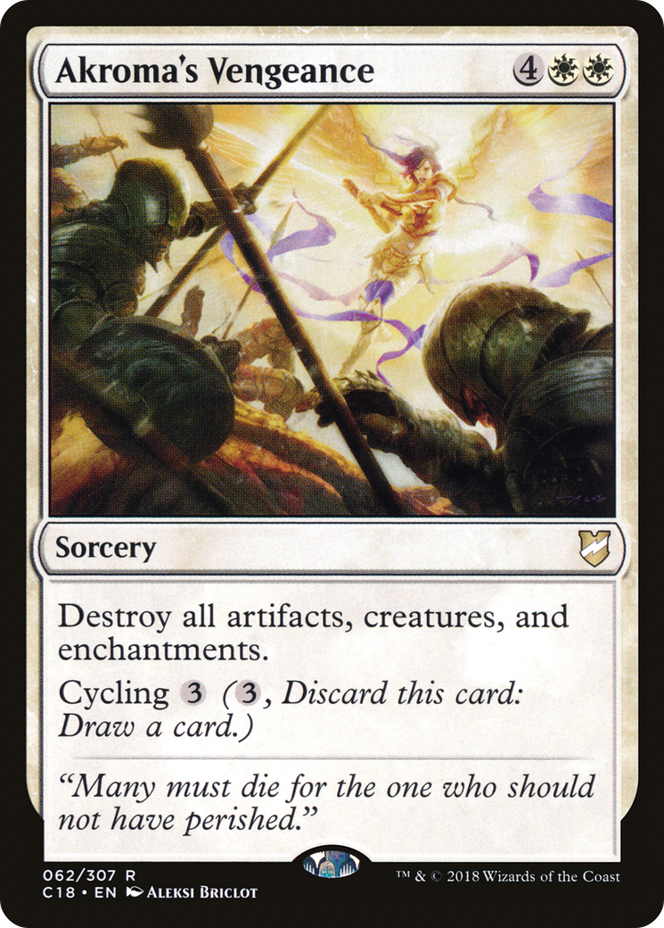 Akroma's Vengeance (C18-062) - Commander 2018