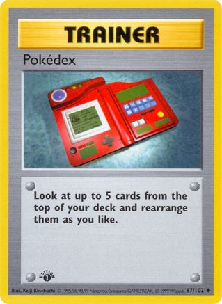 Pokedex 087/102 - Base Set Shadowless Unlimited - Uncommon