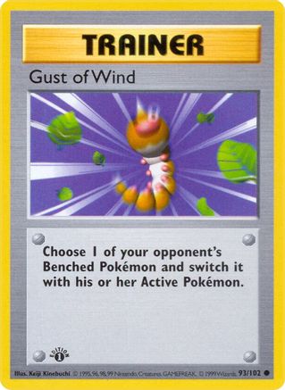 Gust of Wind - 093/102 - Base Set Shadowless