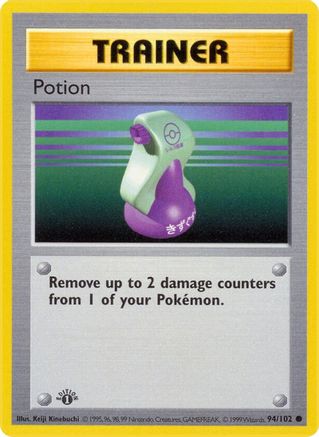 Potion 094/102 - Base Set Shadowless 1st Edition - Common