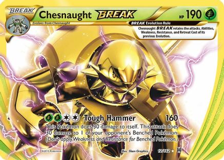 Chesnaught BREAK 012/162 - XY  BREAKthrough Holofoil - Ultra Rare