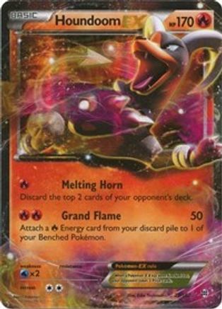 Houndoom EX 021/162 - XY  BREAKthrough Holofoil - Ultra Rare