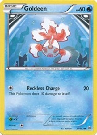 Goldeen 027 - XY  BREAKthrough Reverse Holofoil - Common