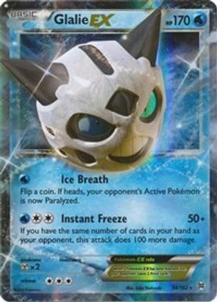 Glalie EX 034/162 - XY  BREAKthrough Holofoil - Ultra Rare