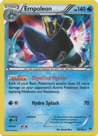 Empoleon 038/162 - XY  BREAKthrough Holofoil - Holo Rare