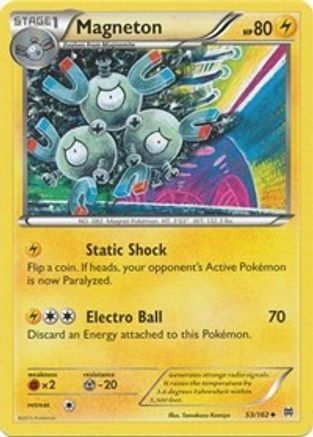 Magneton 053/162 - XY  BREAKthrough Normal - Uncommon