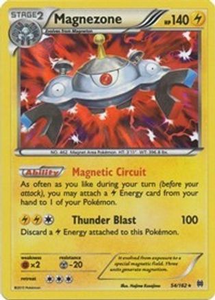 Magnezone 054/162 - XY  BREAKthrough Reverse Holofoil - Holo Rare