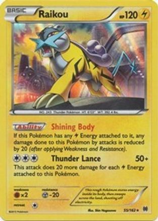 Raikou 55/162 - BREAKthrough Holofoil