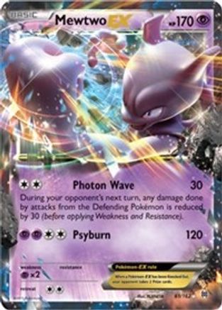 Mewtwo EX (61)  - XY  BREAKthrough Holofoil