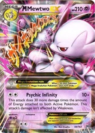 M Mewtwo EX (64/162) - XY  BREAKthrough Holofoil - Ultra Rare