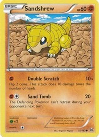 Sandshrew 75/162 - BREAKthrough Reverse Holofoil