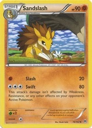 Sandslash 76/162 - BREAKthrough Reverse Holofoil