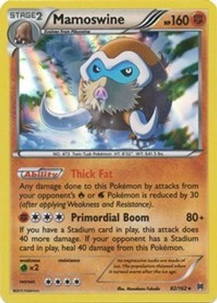Mamoswine 082/162 - XY  BREAKthrough Holofoil - Holo Rare