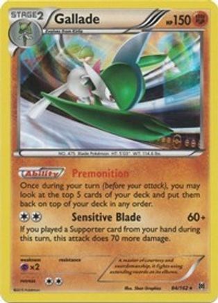 Gallade - 084/162 - XY  BREAKthrough Holofoil