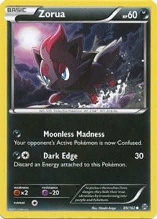 Zorua 89/162 - BREAKthrough Reverse Holofoil