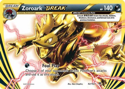 Zoroark BREAK 92/162 - BREAKthrough Holofoil