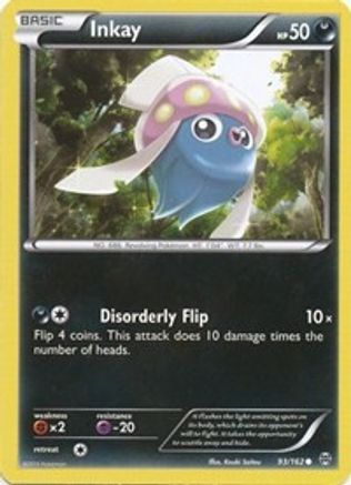 Inkay 93/162 - BREAKthrough Reverse Holofoil