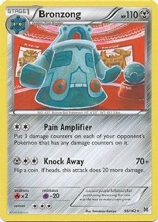Bronzong 096/162 - XY  BREAKthrough Reverse Holofoil - Rare