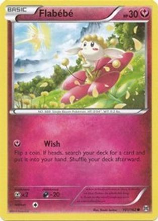 Flabebe 101/162 - XY  BREAKthrough Reverse Holofoil - Common