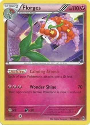 Florges 103/162 - XY  BREAKthrough Reverse Holofoil - Rare
