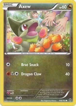 Axew (108) 108/162 - XY  BREAKthrough Normal - Common