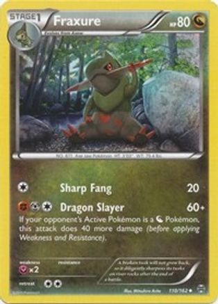 Fraxure 110 - XY  BREAKthrough Reverse Holofoil - Uncommon