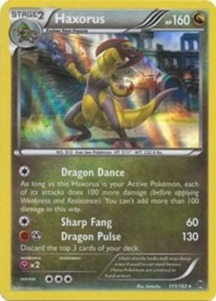 Haxorus 111/162 - XY  BREAKthrough Holofoil - Holo Rare