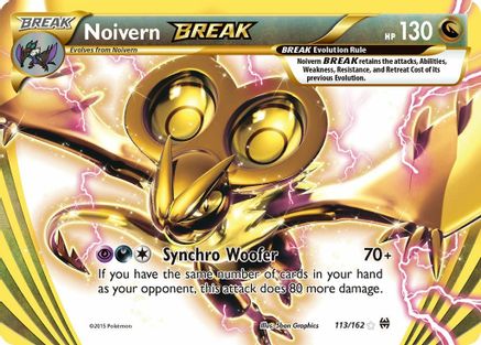 Noivern BREAK 113/162 - XY  BREAKthrough Holofoil - Rare BREAK