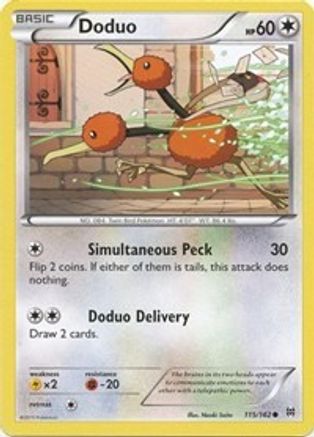 Doduo (115) 115 - XY  BREAKthrough Normal - Common