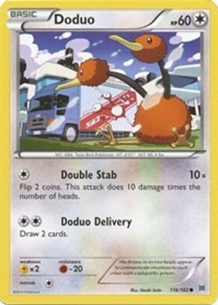 Doduo 116/162 - BREAKthrough Reverse Holofoil