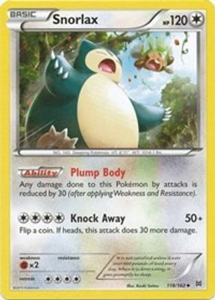 Snorlax 118/162 - BREAKthrough