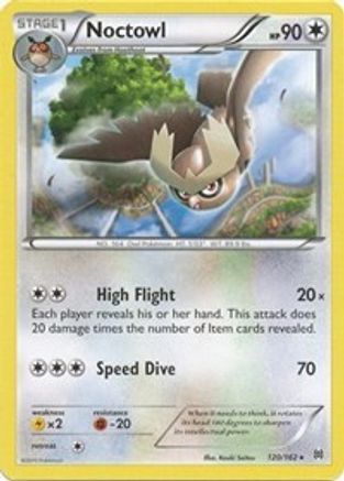 Noctowl 120 - XY  BREAKthrough Normal - Rare