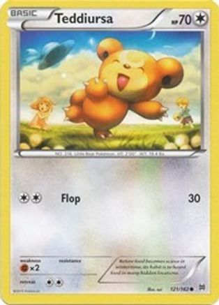 Teddiursa - 121/162 - XY  BREAKthrough Normal