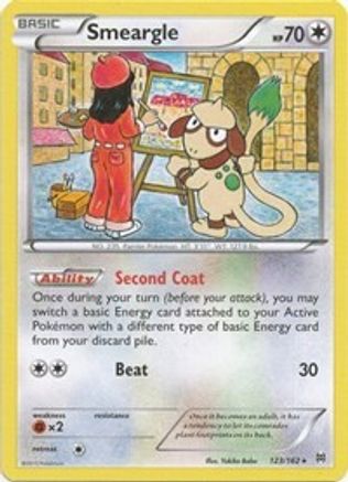 Smeargle 123/162 - BREAKthrough Reverse Holofoil