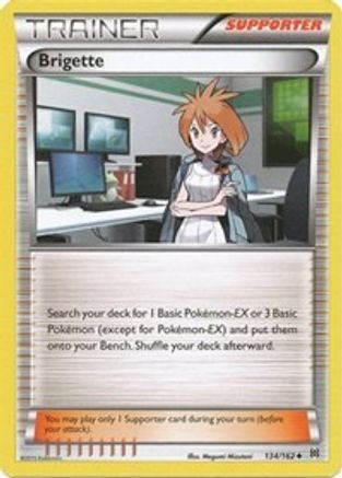 Brigette 134/162 - XY  BREAKthrough Reverse Holofoil - Uncommon