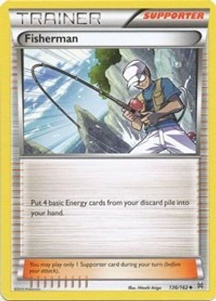 Fisherman 136/162 - XY  BREAKthrough Reverse Holofoil - Uncommon